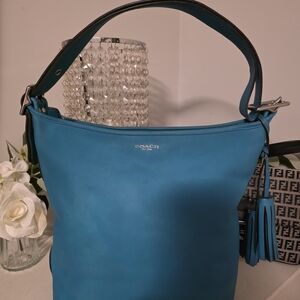 Coach Blue Leather Women's Bag